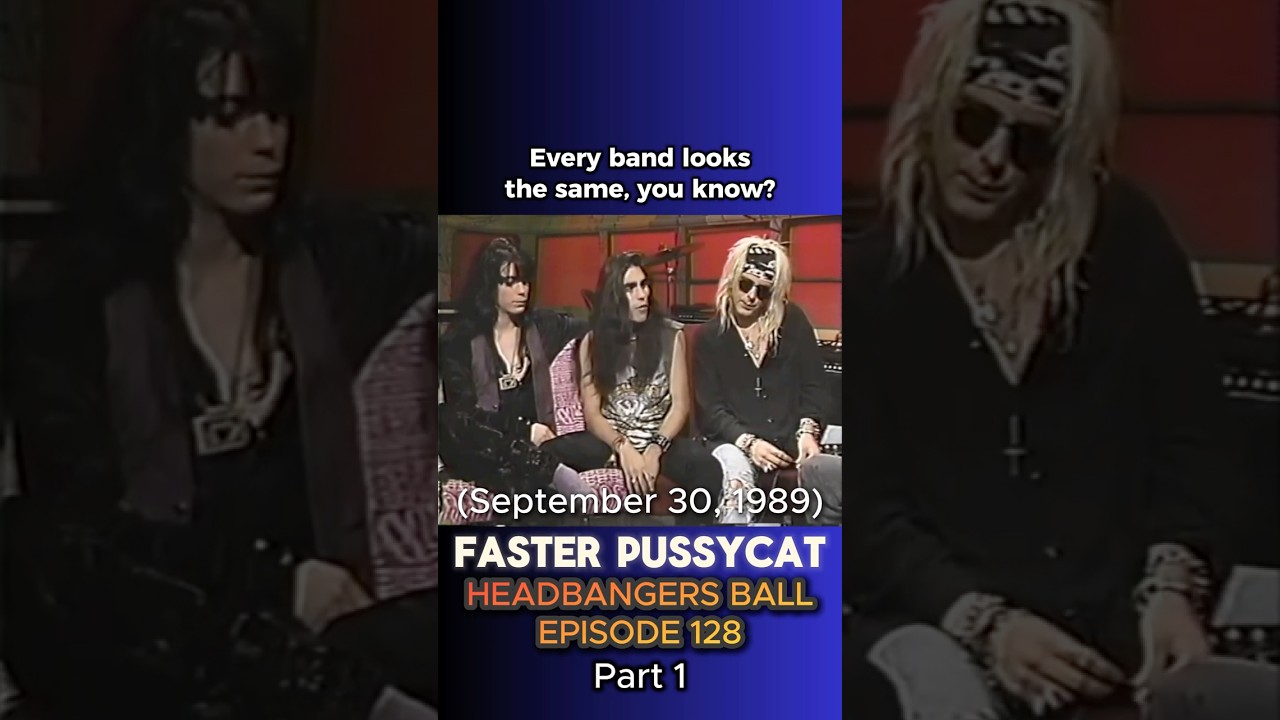 Faster Pussycat on Headbangers Ball, Part 1