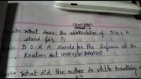 UP BOARD | Class 12th English Prose Lesson - 2 - A Fellow Traveller (short question answer)