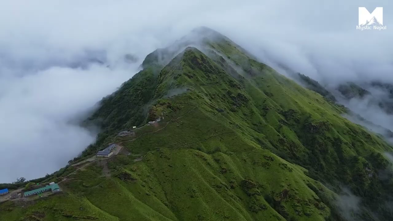 Majestic Mountains of Nepal Aerial Views
