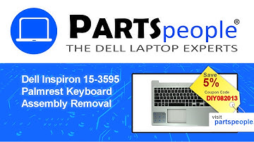 Dell Inspiron 15-3595 (P75F012) Palmrest Keyboard Assembly How-To Video Tutorial