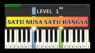 tutorial piano satu nusa satu bangsa