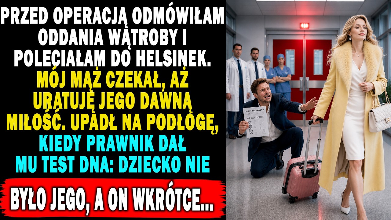 Mąż ukląkł przede mną na szpitalnym korytarzu i błagał: „Zosiu, tylko ty możesz ją uratować. Jesteś jedyną pasującą dawczynią.” Miał na myśli swoją byłą dziewczynę, a ja trzymałam w ręku formularz...