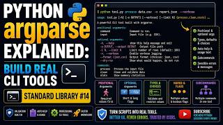 Python argparse Explained: Build Real CLI Tools | Standard Library #14