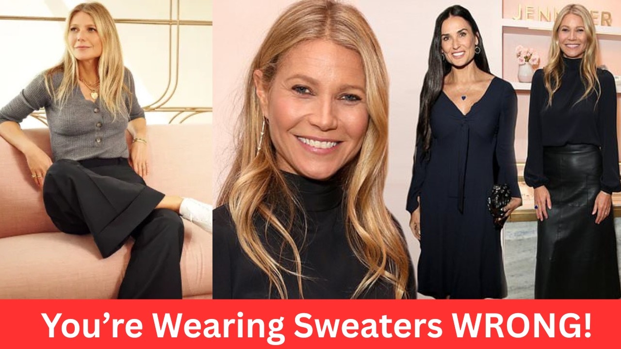 Gwyneth Paltrow Reveals the 2-Step Trick That Makes Any Oversized Sweater Look Expensive