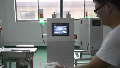 Techik checkweigher production and rejection