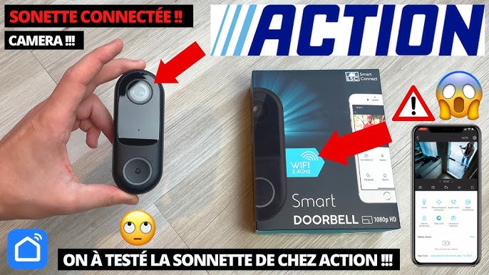 🤩 Sonnette Sans Fil Connectée WiFi avec Caméra Vidéo