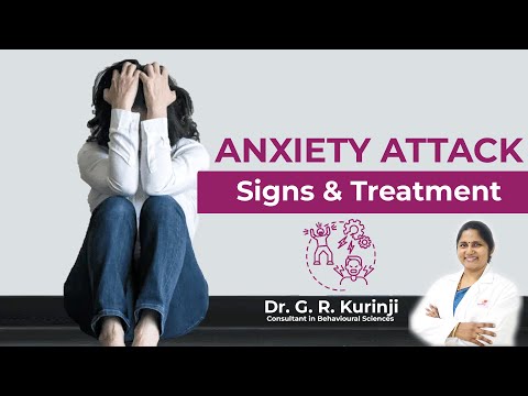 Signs and treatment for anxiety attack