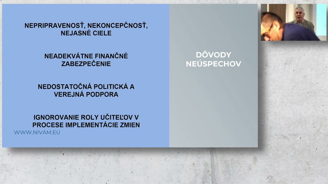 Štefan Porubský: Kurikulárne zmeny na Slovensku a vo svete – inšpirácie a varovania