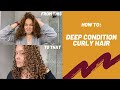 HOW TO DEEP CONDITION CURLY HAIR | How I Moisturize My 3A/3B Curls