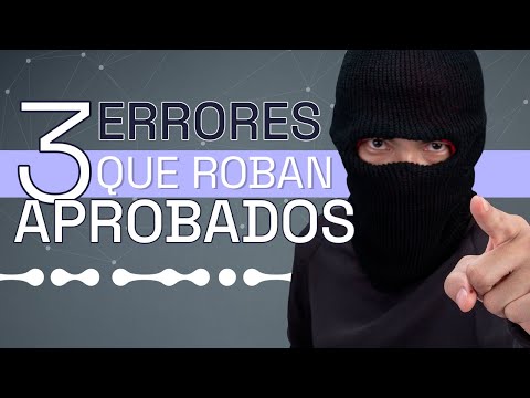 ¡ATENCIÓN! ▶ 3 ERRORES que Cometes y te ROBAN tu Aprobado [HÁBITOS para Estudiar Mejor]