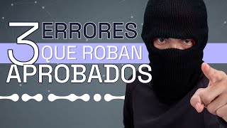 ¡ATENCIÓN! ▶ 3 ERRORES que Cometes y te ROBAN tu Aprobado [HÁBITOS para Estudiar Mejor] by Escuela de la Memoria 9,846 views 1 year ago 7 minutes, 49 seconds