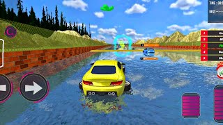 Water Car Racing Stunt 2020 Android game कार वाला गेम खेलें screenshot 1