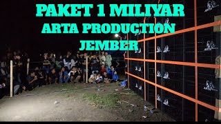 Paket 1 Miliyar Cek Sound 12 Sub Dari Arta Production Jember Di Lapangan Wonosari