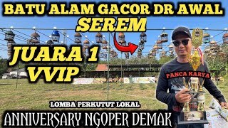 SEREM❗ Perkutut BATU ALAM Juara 1,,Dari team pancakarya Solo🔴LOMBA PERKUTUT LOKAL ANNIVERSARY  DEMAK