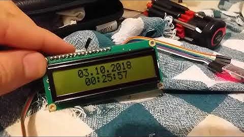 LCD ekran ile Bilgisayar Destekli Tarih/Saat Ekranı yapımı (EasyLCD & Autoit)