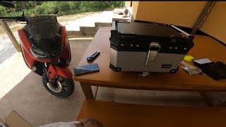 Unboxing top box motowolf 35 liter #motowolf #topbox