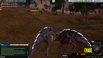 Entropia Universe: 25 ped mining run in Camp Icarus