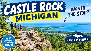 Exploring Castle Rock Michigan | Amazing Views & a Must-See Upper Peninsula Road Trip Stop