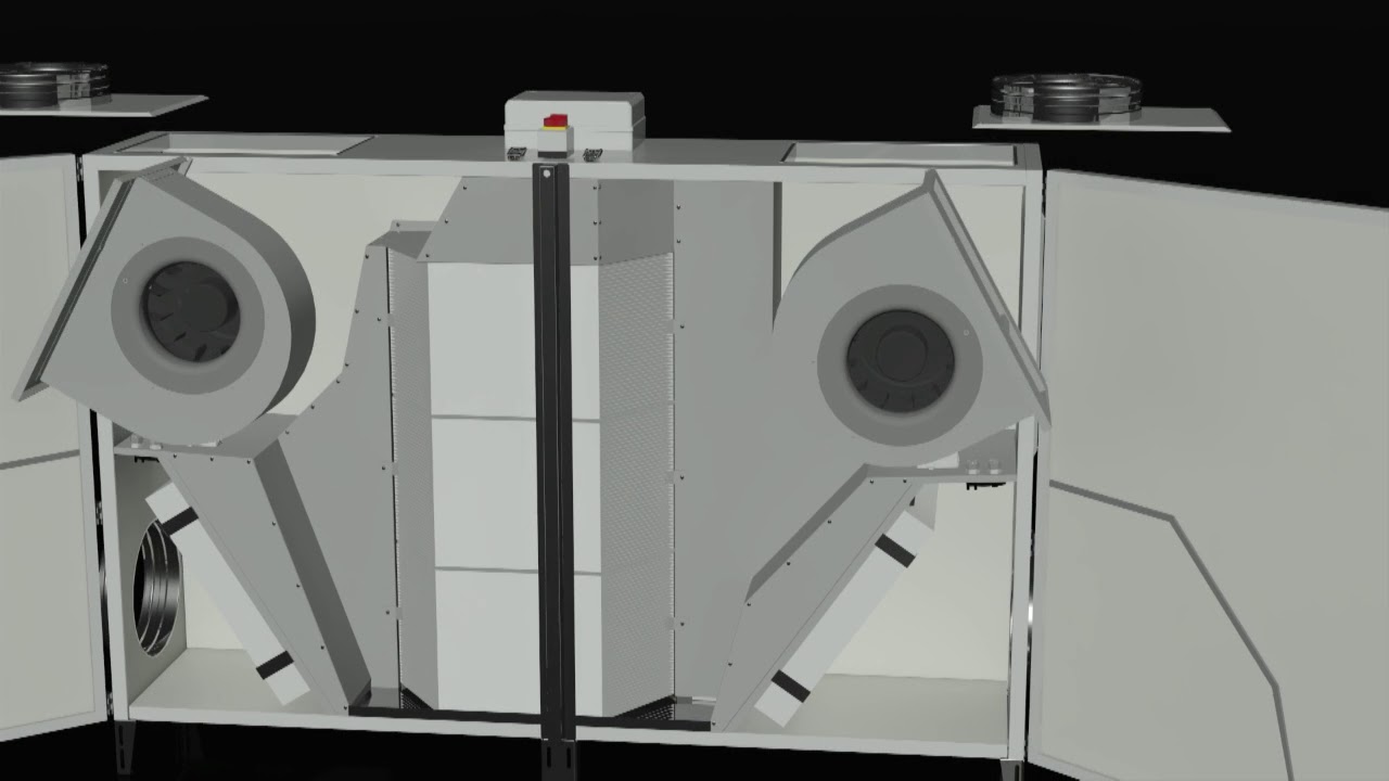 Unitatea de ventilare cu recuperare de caldura Duplex Flexi