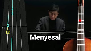 Yovie Widianto, Lyodra, Tiara Andini, Ziva Magnolya - Menyesal (tutorial tab biola)