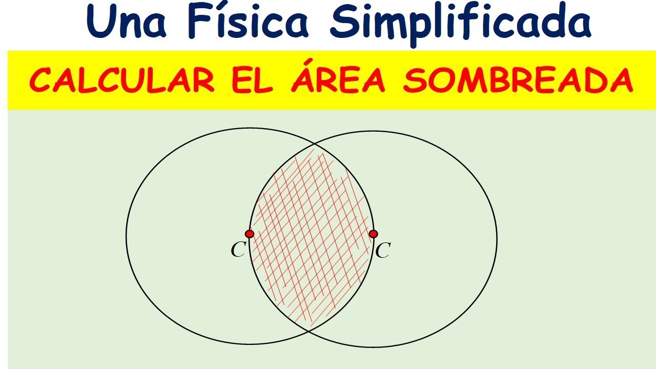 CALCULAR EL ÁREA SOMBREADA. GEOMETRÍA PARA BACHILLERES.