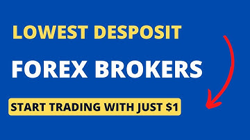 3 Forex Brokers with Low Minimum Deposit | Broker with $1 Deposit