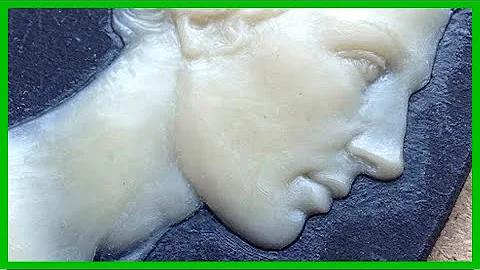 Low relief sculpture Timelapse - Woman's portrait ...