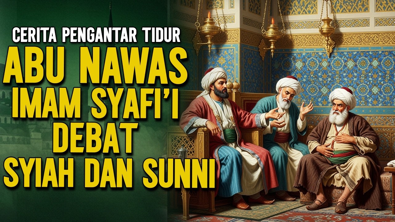 DEBAT SENGIT ABU NAWAS DAN IMAM SYAFI'I TENTANG ISLAM SYIAH DAN SUNNI || CERITA LUCU PENGANTAR TIDUR