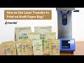 i-Transfer® HPM-37 Multi Roller heat press machine Kraft gift bag printing Candy bag printing