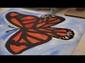 March monarch 5 minute painting tutorial by inspyr arts