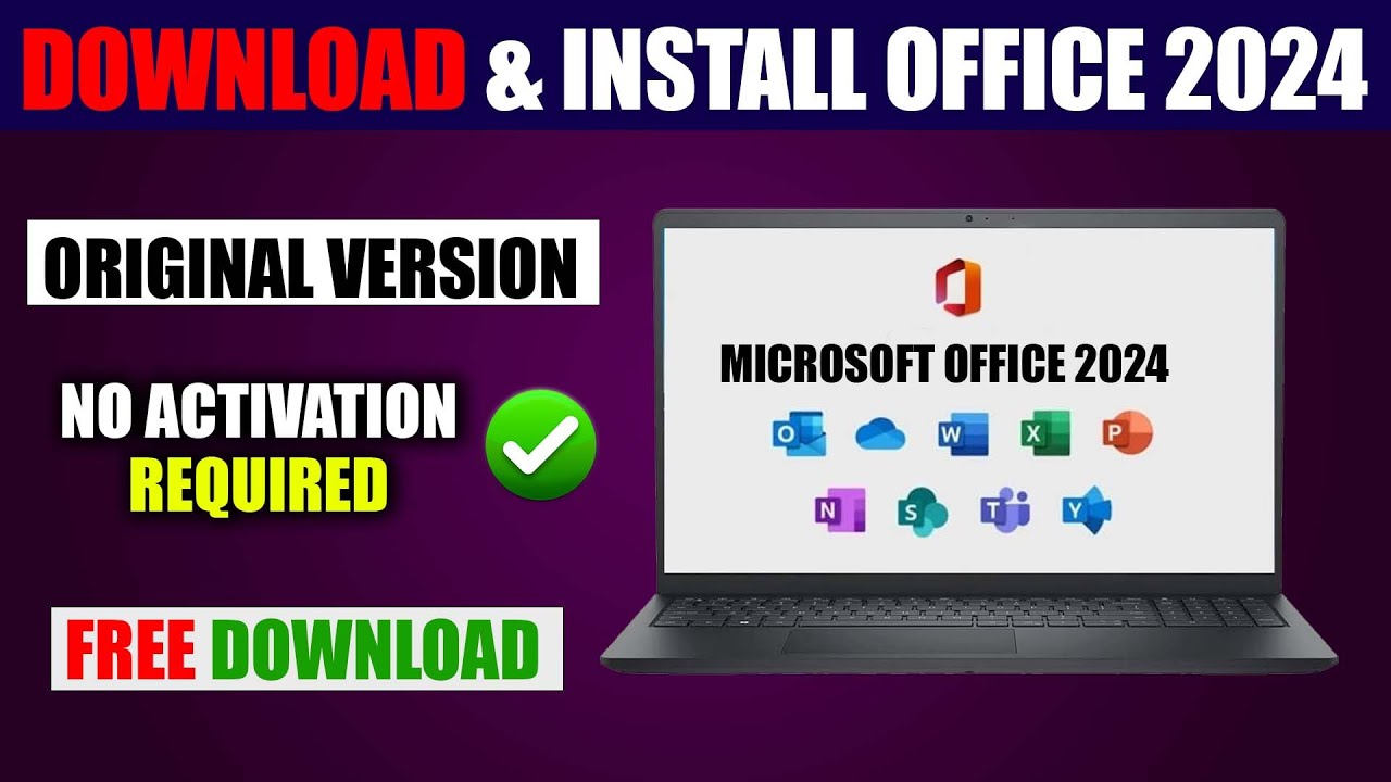 How To Download And Install Office 2024 From Microsoft For Free - YouTube