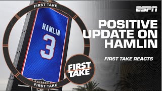 Damar Hamlin has shown ‘remarkable improvement’ in last 24 hours | First Take