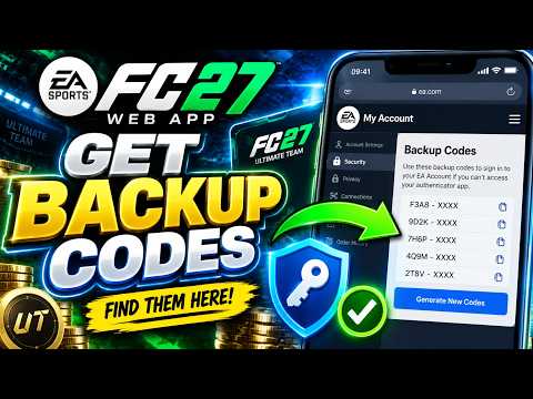 How To Get Origin Backup Codes for FC27 Web App