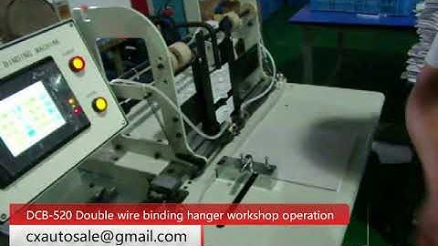 DCB-520 double wire binding machine for wall calendar