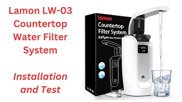 🔥 Lamon LW-03 Countertop Water Filter System Installation and Review! #productreview #unboxing