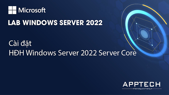 Hướng dẫn cài đặt window server 2023 full