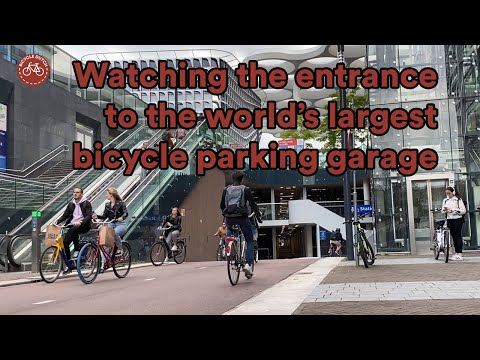 Video: Galerie: aruncați o privire în cel mai mare garaj de parcare pentru biciclete din lume