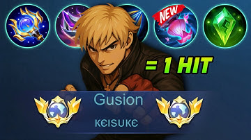 GLOBAL GUSION NEW META BUILD & EMBLEM 2025 TUTORIAL!! (MUST WATCH) - Mobile Legends