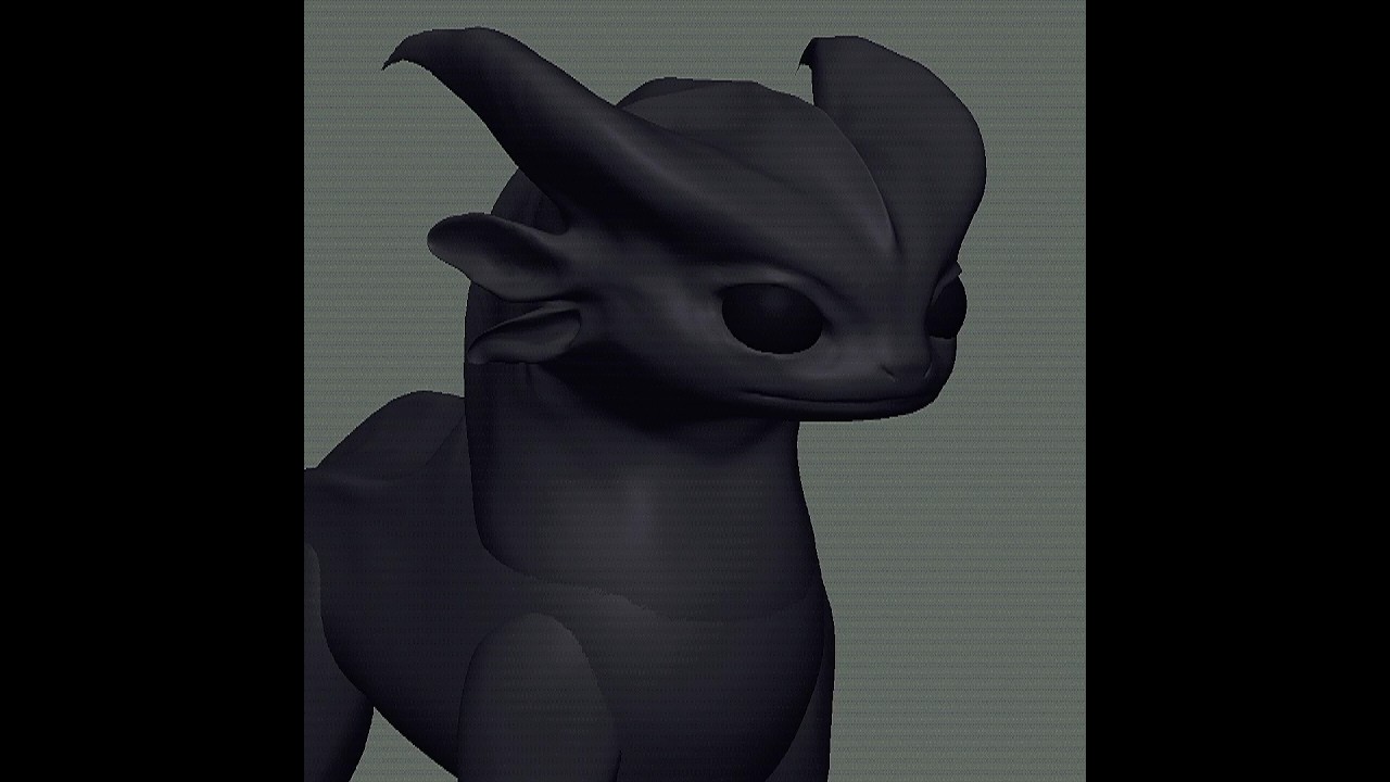 Night Fury - My Version (Sculpt+/Test)
