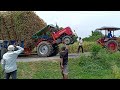 Mahindra 585 Di Mahindra 475 Di with full loaded pulling mahindra 585 Di power