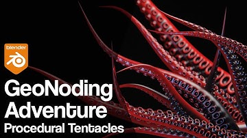 GeoNoding Adventure | Procedural Tentacles with Geometry Nodes in Blender 3.1