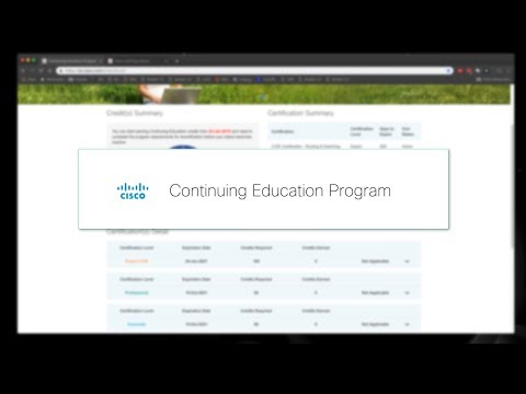 Cisco's Continuing Education (CE) Part 2 | ANE Off-Topic