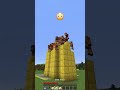 Safest Base vs Most Insane Revenge Emoji Reaction #meme #shorts #minecraft #mctutorial #gaming