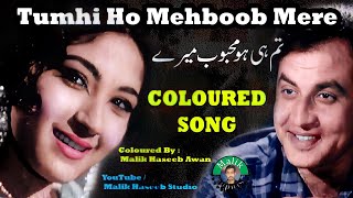 Tumhi Ho Mehboob Meray | Color Version | Mohammad Ali, Deeba | Masood Rana | Aaina 1966