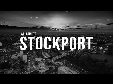 Drone footage of