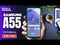 Como utilizar ou não a barra de espaço para adicionar ponto no teclado no Samsung Galaxy A55