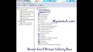 smart card driver carte à puce intifity cm2 box