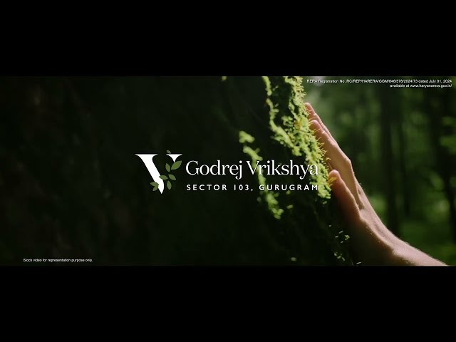 Still from the official video of Godrej Vrikshya