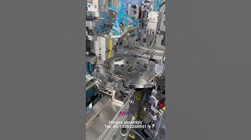 full automatic hinge assembly making machine hinge automation machine #assembling #assembly #factory
