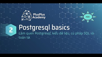 Postgresql_k89 buổi 2: SQL Server basics: Làm quen Postgresql, kiểu dữ liệu, cú pháp SQL và toán tử.
